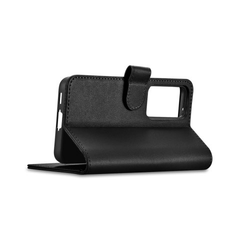 Etui ICarer Wallet Case do Samsung Galaxy S23+ Plus skórzany pokrowiec portfel czarne