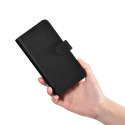 Etui ICarer Wallet Case do Samsung Galaxy S23+ Plus skórzany pokrowiec portfel czarne