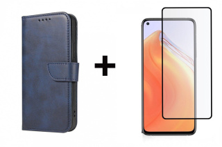 Etui Wallet 2 + szkło hartowane pełne do Xiaomi Mi 10T / Mi 10T Pro