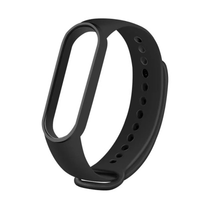 Opaska zamienna silikonowa do Xiaomi Mi Band 7 / 6 / 5 czarny