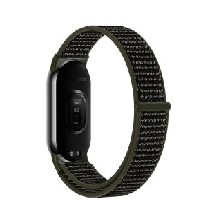 Pasek Nylon do Xiaomi Mi Band 8 / 8 NFC Army Green