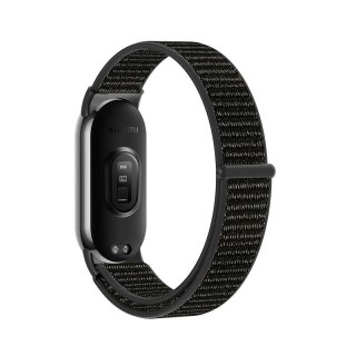 Pasek Nylon do Xiaomi Mi Band 8 / 8 NFC Black