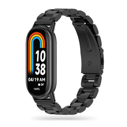 Pasek Stainless do Xiaomi Mi Band 8 / 8 NFC Black