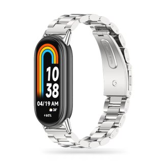 Pasek Stainless do Xiaomi Mi Band 8 / 8 NFC Silver