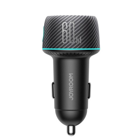 Ładowarka samochodowa 60W USB-C USB-A Joyroom JR-CCN01 | czarna