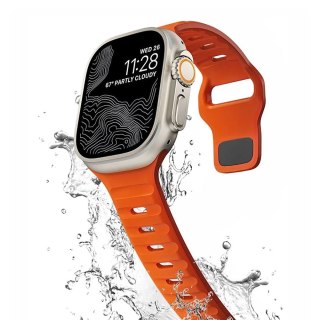 Pasek Icon Line do Apple Watch 4 / 5 / 6 / 7 / 8 / SE / Ultra (42 / 44 / 45 / 49 mm) Orange