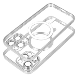 Etui Futerał Electro Mag Cover do iPhone 12 Pro Max srebrny