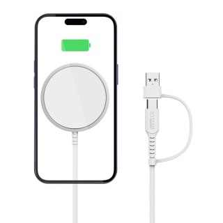 TECH-PROTECT QI15W-A25 MAGNETIC MAGSAFE WIRELESS CHARGER WHITE