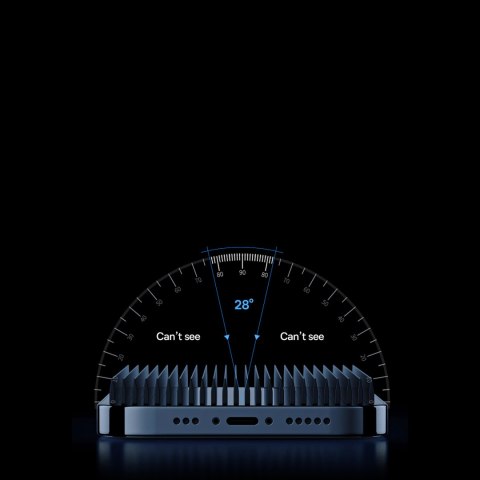 Baseus Privacy szkło hartowane do iPhone 14 Pro na cały ekran 0.4mm prywatyzujące filtr Anti Spy + zestaw montażowy