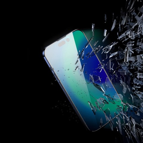 Baseus Privacy szkło hartowane do iPhone 14 Pro na cały ekran 0.4mm prywatyzujące filtr Anti Spy + zestaw montażowy