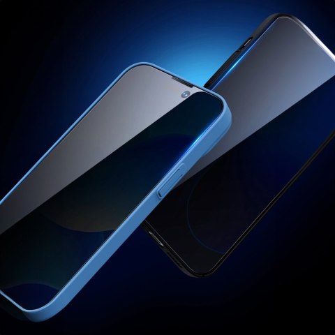 Baseus Privacy szkło hartowane do iPhone 14 Pro na cały ekran 0.4mm prywatyzujące filtr Anti Spy + zestaw montażowy