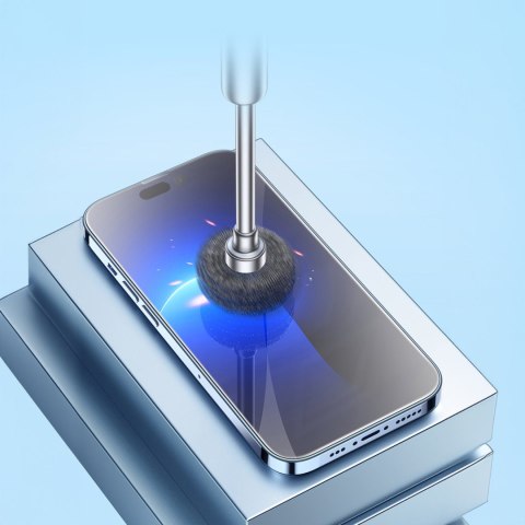 Baseus szkło hartowane do iPhone 14 Pro na cały ekran z osłoną na głośnik 0.4mm + zestaw montażowy