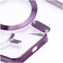 Etui Futerał Electro Mag Cover do iPhone 14 fioletowy