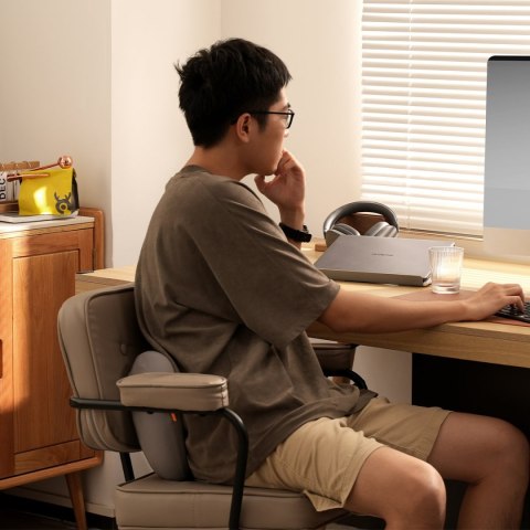 Poduszka lędźwiowa do samochodu Baseus ComfortRide CNYZ000013 szara