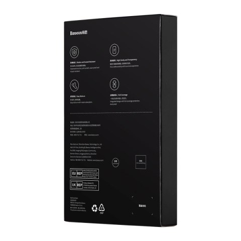 Szkło hartowane na aparat do iPhone 14 Pro / 14 Pro Max Baseus + zestaw montażowy