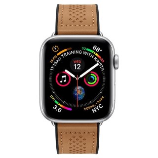 Skórzany pasek Spigen Retro do Apple Watch 1 / 2 / 3 / 4 / 5 brązowy