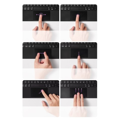 Brilliance klawiatura bluetooth etui iPad Pro 11'' (2018) / iPad Air 4 10.9'' / iPad Air 5 10.9'' / iPad 10 10.9'' (2022)