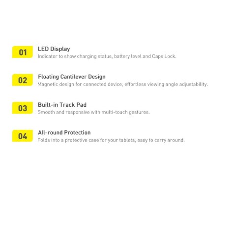 Brilliance klawiatura bluetooth etui iPad Pro 11'' (2018) / iPad Air 4 10.9'' / iPad Air 5 10.9'' / iPad 10 10.9'' (2022)