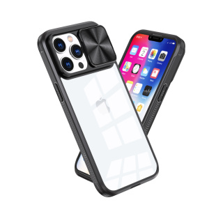 Etui Camslider z Osłoną Aparatu do iPhone 14 Czarny