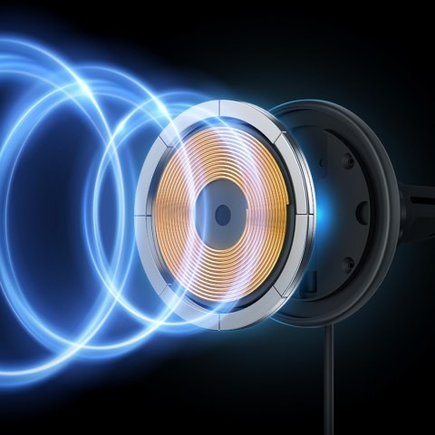 Ładowarka indukcyjna do samochodu MagSafe 15W USB C 25W Baseus CW01 - czarna