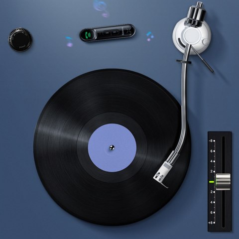 Transmiter Bluetooth AUX Baseus BSBA-02 (Overseas Edition) - czarny