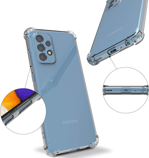 Etui Pancerne Anti Shock do Samsung Galaxy A71 przezroczysty