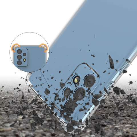 Etui Pancerne Anti Shock do Samsung Galaxy A71 przezroczysty