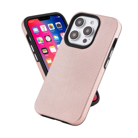 Etui Pancerne Eleganckie do iPhone 11 Pudrowy Róż