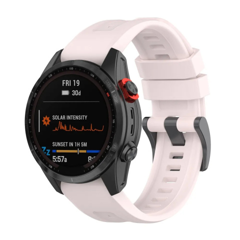 Pasek / opaska do Garmin Fenix 3 / 3HR / 5X / 6X / 6X PRO / 7X / 7X PRO jasny róż