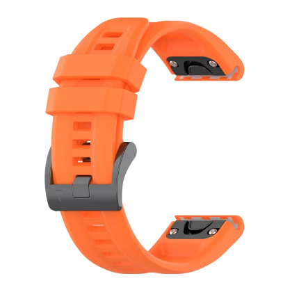 Pasek / opaska do Garmin Fenix 3 / 3HR / 5X / 6X / 6X PRO / 7X / 7X PRO pomarańcz