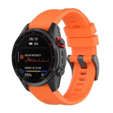 Pasek / opaska do Garmin Fenix 3 / 3HR / 5X / 6X / 6X PRO / 7X / 7X PRO pomarańcz