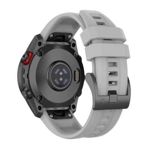 Pasek / opaska do Garmin Fenix 3 / 3HR / 5X / 6X / 6X PRO / 7X / 7X PRO szary