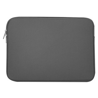 Szara torba na laptopa 15,6'' organizer etui wsuwka na komputer tablet