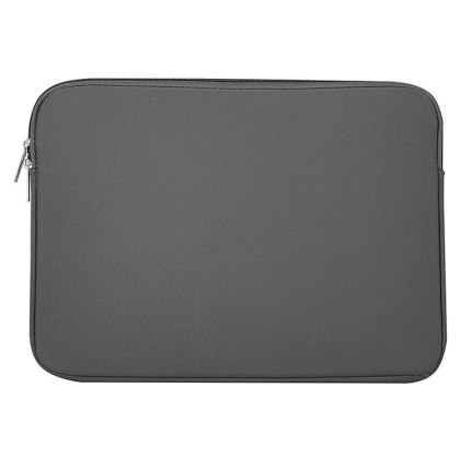 Szara torba na laptopa 15,6'' organizer etui wsuwka na komputer tablet
