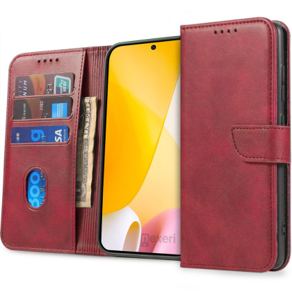 Etui Braders Wallet do Xiaomi 12 Lite czerwone