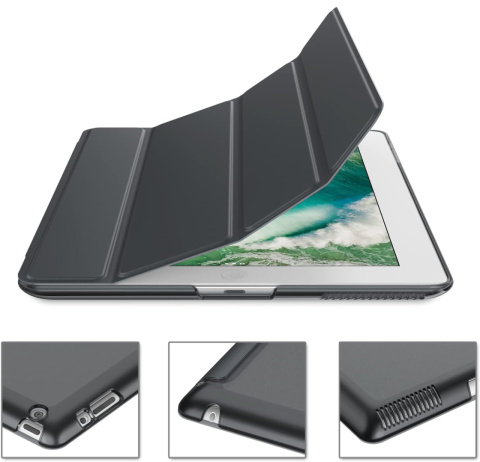 Etui z Klapką Smartcase do iPad 2 / iPad 3 / iPad 4 Dark Grey