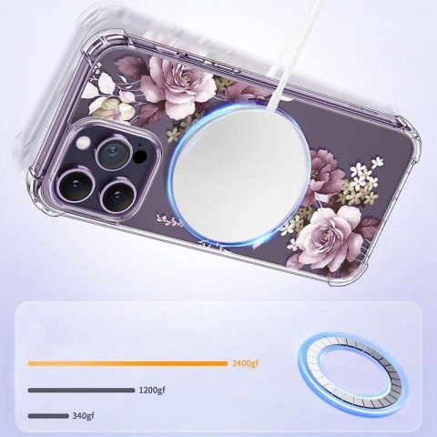 TECH-PROTECT MAGMOOD MAGSAFE IPHONE 13 PRO MAX WHITE DAISY