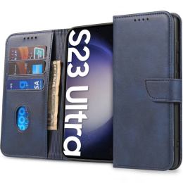 Etui Braders Wallet do Samsung Galaxy S23 Ultra granatowy