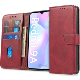 Etui Braders Wallet do Xiaomi Redmi 9A czerwone