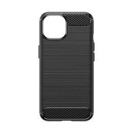 Etui Carbon Case do iPhone 15 elastyczny czarny