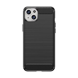 Etui Carbon Case do iPhone 15 Plus elastyczny czarny