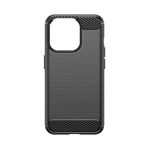 Etui Carbon Case do iPhone 15 Pro elastyczny czarny