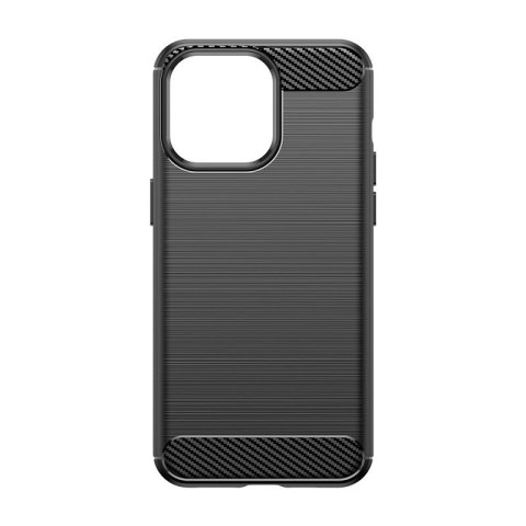 Etui Carbon Case do iPhone 15 Pro Max elastyczny czarny