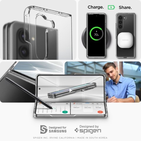 SPIGEN ULTRA HYBRID GALAXY Z FOLD 5 CRYSTAL CLEAR