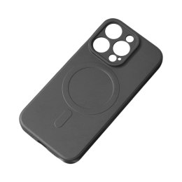 Silikonowe etui z MagSafe do iPhone 15 Pro - czarne