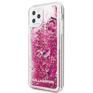 Etui Karl Lagerfeld do iPhone 11 Pro Max różowo-złoty/rosegold hard case Glitter