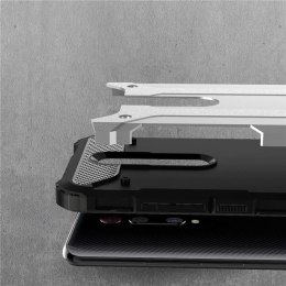 Pancerne hybrydowe etui pokrowiec do Xiaomi Redmi 8A srebrny