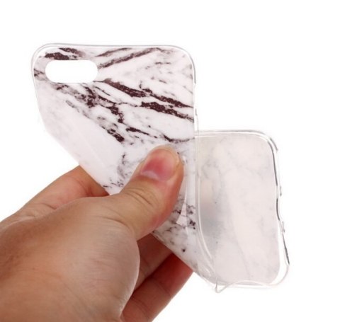 Wozinsky Marble żelowe etui pokrowiec marmur Xiaomi Redmi 8A różowy