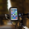 Uchwyt na kierownicę do torby sakwy uchwytu rowerowego na telefon z głowicą 360°