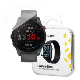 Wozinsky Full Glue Tempered Glass szkło hartowane do Garmin Forerunner 255 9H na cały ekran z czarną ramką